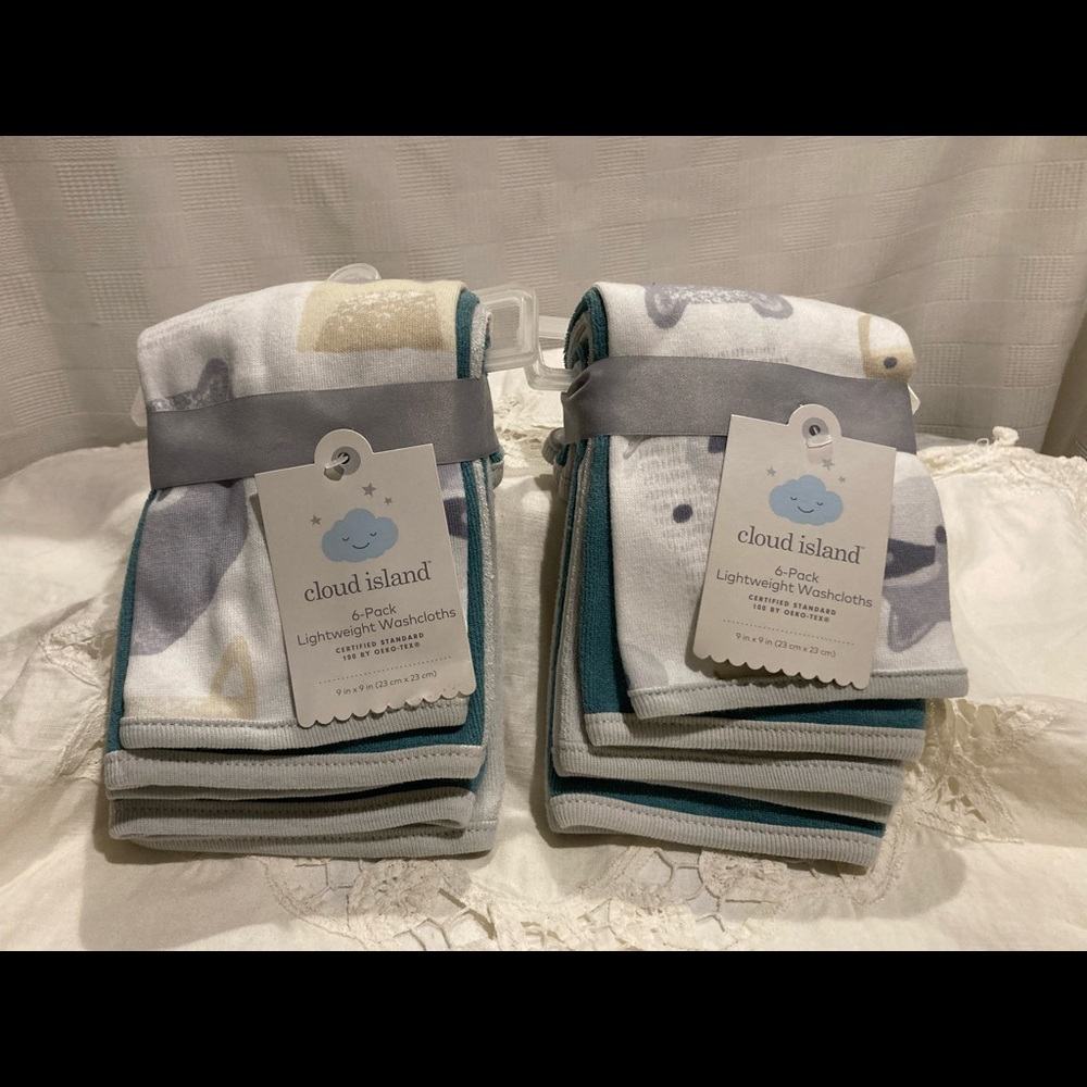 Two Pack Baby Wash Clothes